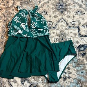 SHEIN curve 2 piece swimsuit.